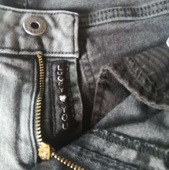 Lucky Brand Size 8 Lolita Skinny Gray Jeans - Picture 8 of 11